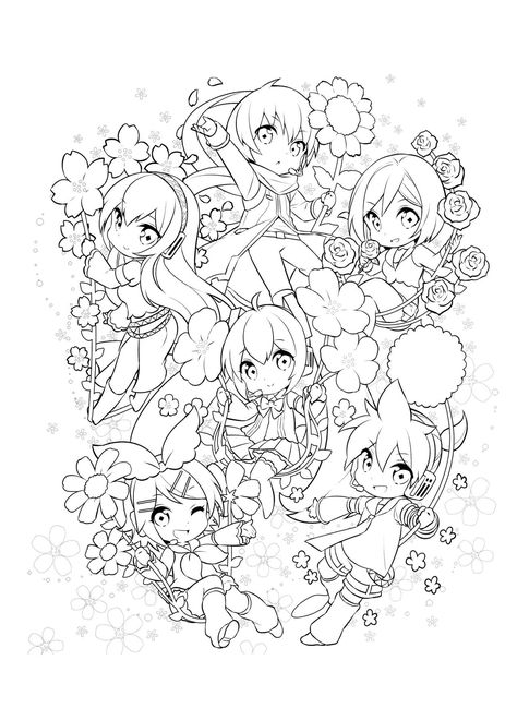 Hatsune Miku Colouring Pages, Pjsk Coloring Pages, Project Sekai Coloring Pages, Vocaloid Coloring Pages, Hatsune Miku Coloring Pages, Miku Coloring Pages, Colouring Pages Aesthetic, Coloring Pages Japanese, Character Outline