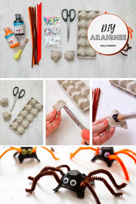 Manualidades Halloween Infantil, Halloween Childrens Crafts, Actividades Halloween Infantil, Décoration Halloween Diy, Halloween Deco Diy, Deco Halloween Diy, Bricolage D'halloween, Halloween Diy For Kids, Halloween Creche