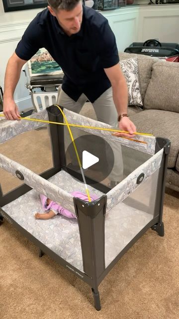 Drew on Instagram: "Dad transforms old crib! #diy #dad #baby #lifehacks #diydad" Old Baby Cribs, Old Cribs, Bacon Appetizers, Dog House Diy, Family Pets, Dog Videos, Baby Crib, Dog Houses, Animal Decor