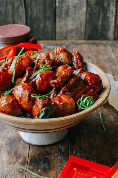 Chinese Pork Belly Recipe, Pork Braised, Twice Cooked Pork, Chinese Pork, Woks Of Life, The Woks Of Life, Braised Pork Belly, Pork Belly Recipes, Mapo Tofu