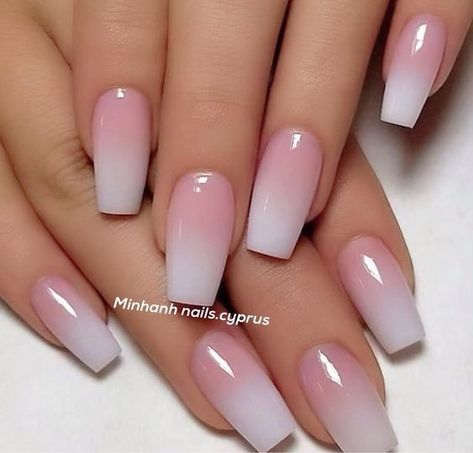 Medium Coffin Shape Nails Ombre, Dip Powder Ombre Nails Colors, Graduation Nails Ombre, Simple Clean Nails Classy, Gel X Ombre Nails, Ombre Dip Powder Nails Almond, Summer Ombre Nails Square, Ambra Nails Ombre, Coloured Ombre Nails