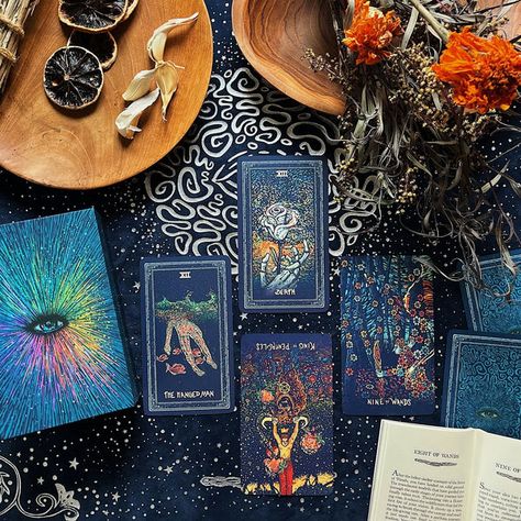 Buy Original Art Online | Prints, Tarot Cards, and More Prisma Visions Tarot, James R Eads, Tarot Altar, Unique Tarot Decks, Tiny Elephant, Different Art Styles, Holographic Foil, Rider Waite, Altar Cloth