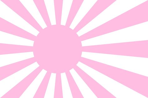 Kawaii pink Rising Sun flag Rising Sun Flag, Japanese Pink, Japanese Flag, Japan Flag, Flag Patches, Rising Sun, Japanese Art, Flag, Japan