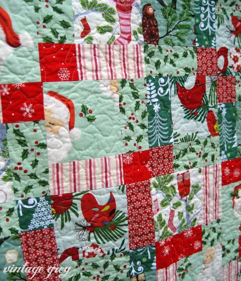 vintage grey: a vintage recipe and christmas quilt Donkey Cake, One Egg Cake, Luke 2 10, Quilted Table Runners Christmas, Christmas Quilt Blocks, Christmas Patchwork, Christmas Blocks, Christmas Quilt Patterns, One Egg