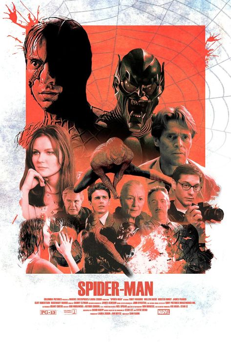 Morbius Spiderman, Spiderman Sam Raimi, Raimi Spiderman, Spider Man 2002, Spiderman 2002, Spiderman Poster, Spider Man Trilogy, Sam Raimi, Vintage Spider