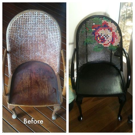 Bentwood Rocker, Wicker Decor, Flipping Furniture, Redo Furniture, Furniture Inspiration, Repurposed Furniture, Wicker Chair, Repurpose, Furniture Makeover