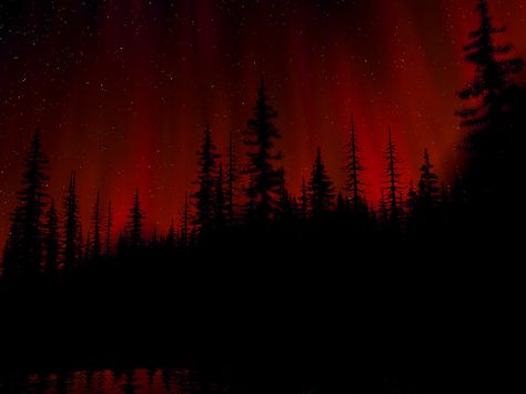 Northern Lights Wallpaper, Red Aesthetic Grunge, Gryffindor Aesthetic, Dark Red Background, Catty Noir, Lit Wallpaper, Red Sky, Red Wallpaper, Computer Wallpaper