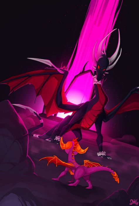 Spyro And Cynder, Spyro The Dragon, Dragon Pictures, Art Trade, I Really Love You, Skylanders, Fantastic Art, So Cool, Mythical Creatures