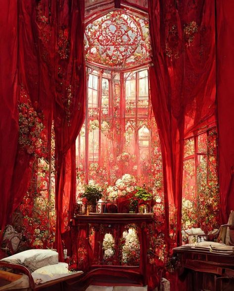 Red Colour Wallpaper, Fantasy Architecture, Building Plans House, Random Aesthetic, Wedding Illustration, Escape Reality, Building Art, Fantasy Setting, Fantasy Places