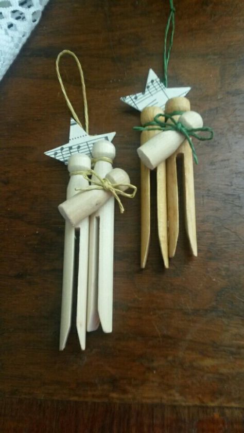 Clothespin nativity ornaments. #kidmin #children's ministry #Sunday School #Christmas Ideas #Christmas Ideas for Kids Xmas Crafts Kids, Clothespin Crafts, Ornaments Crochet, Nativity Ornaments, Nativity Crafts, Clothes Pin Crafts, Crochet Fall, Christmas Ornament Crafts, Christmas Ball