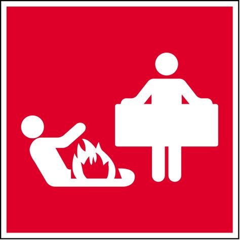 Fire Blanket Sign. When something horrifying seems funny. Fire Blanket, Science Laboratory, Lab Safety, Science Background, Science Quotes, Safety Signs, Science Notes, Fair Projects, Laboratory Science