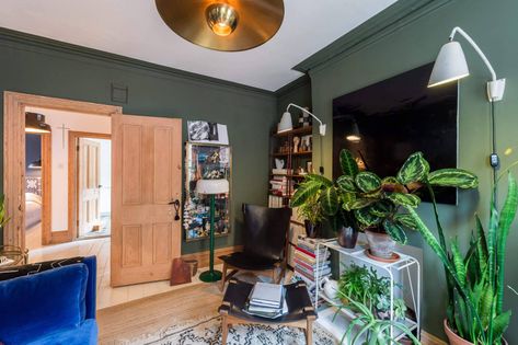 Victorian Terrace House, Gravity Home, London Home, Colorful Space, London Apartment, Painted Chairs, Living Room Green, Two Bedroom Apartments, Inspiring Spaces