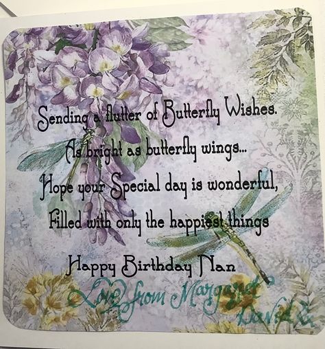 Birthday Verses, Quotes Friends, Butterfly Quotes, Butterfly Card, Birthday Wish, Card Sayings, Butterfly Birthday, Butterfly Cards, The Butterfly