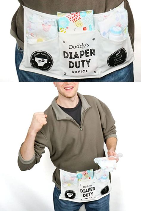 Daddy Diaper Duty Belt - Perfect and hilarious baby shower gift for the dad to be