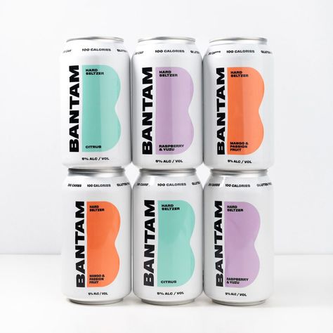 Bantam Seltzer | ALLGOOD Yuzu Fruit, Low Calorie Drinks, Colorful Drinks, Raspberry Fruit, Hard Seltzer, Liquor Store, Tap Room, Brand Board, Citrus Fruit