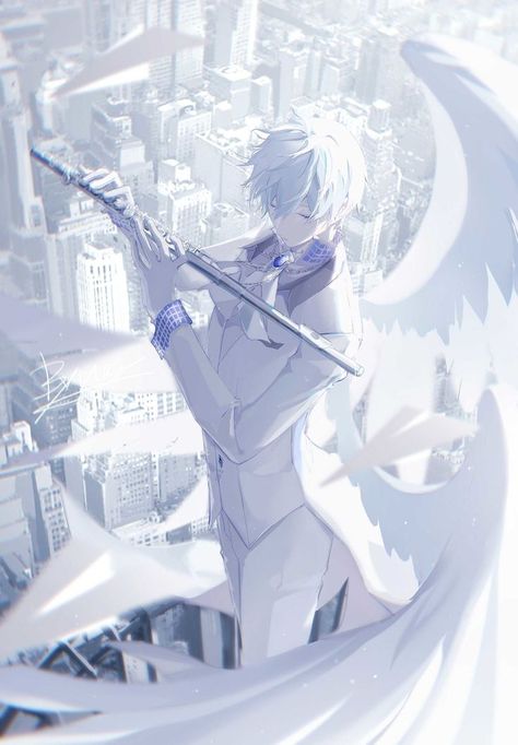 The Fallen Angel, Cool Anime Guys, 판타지 아트, Komik Internet Fenomenleri, Anime Drawings Boy, Anime Angel, Handsome Anime, Anime Artwork