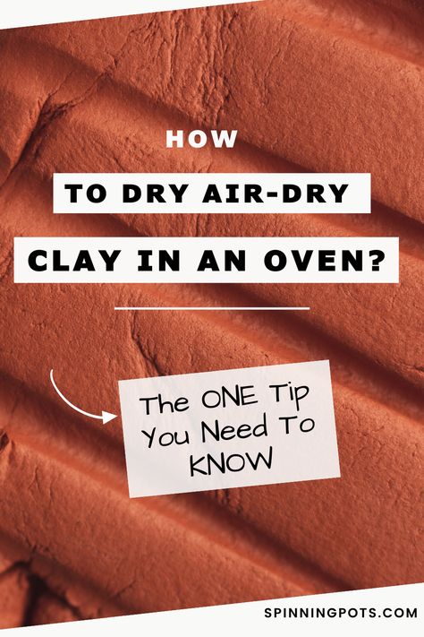 Master the art of air-dry clay with one simple tip! 🌟 Learn how to dry your air-dry clay in the oven to create amazing pottery projects. Say hello to stunning spins and spins! 🧡 Oven Bake Vs Air Dry Clay, Air Dry Clay Finishes, How To Waterproof Air Dry Clay, How To Bake Clay In Oven, Air Dry Clay Dishes Diy, Painting Air Dry Clay Tutorials, Bakeable Clay Recipe, Homemade Air Dry Clay Recipes, Throwing Clay Ideas