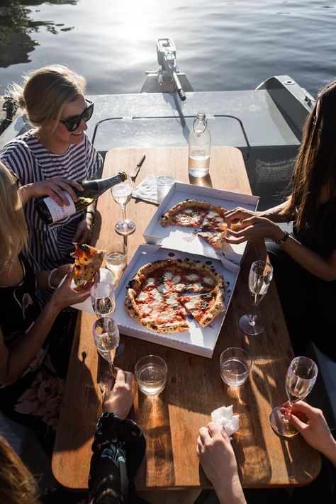 Picnic On Boat, Picnic On A Boat, Boat Picnic, River Party, Picnic Boat, Summer Spritz, Happy 40, Charcuterie Box, Boat Aesthetic