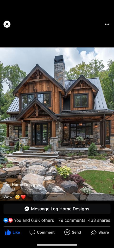 Timber Frame House, Rustic Exterior, Timber House, Barn Style House, Barn Style, Barndominium, House Inspo, Timber Frame, Future House