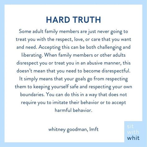 Quotes About Boundaries Families, Disrespectful Family, Personal Boundaries Quotes, Whitney Goodman, Family Betrayal Quotes, Respectful Communication, Go No Contact, Emotionally Immature, Disrespectful People