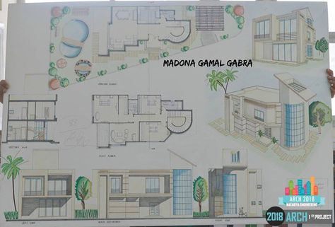 Architecture Sheets Handmade, Architecture Sheet Presentation Handmade, Architecture Sheet Presentation, Sheet Architecture, Sheet Presentation, Handmade Sheet, Landscape Design Drawings, Unusual Buildings, Architecture Concept