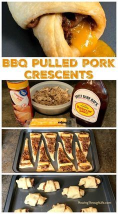 Pulled Pork Fingerfood, Kids Dinner Ideas Easy Picky Eaters, Lunch Ideas Work Picky Eaters, Snack Ideas For Date Night, Bbq Crescent Rolls, Daycare Food Prep, Dinner Ideas That Reheat Well, Muffin Pan Ideas, Night Before Lunch Ideas