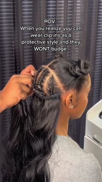 Curlsqueen on Instagram: "Let's use #clipinhairextensions to make a natural hair look 🤟🤟⁣⁣⁣⁣⁣⁣⁣ The install is very easy, you can do it at home.👍👍 #DIY⁣⁣ ⁣ ⁣⁣⁣⁣⁣⁣ ————————————⁣⁣⁣⁣⁣⁣⁣ More hair check bio link www.curlsqueen.com⁣⁣⁣⁣⁣⁣⁣ DM us for more information⁣⁣⁣ Use code: IGCQ⁣⁣⁣⁣⁣⁣⁣ .⁣⁣⁣⁣⁣⁣⁣ .⁣⁣⁣⁣⁣⁣⁣ .⁣⁣⁣⁣⁣⁣⁣ .⁣⁣⁣⁣⁣⁣⁣ .⁣⁣⁣⁣⁣⁣⁣ cr: theleahalexandr (From TikTok)⁣⁣ ⁣⁣#hairstyle #clipins#naturalhair⁣⁣⁣⁣⁣⁣⁣⁣⁣ ⁣⁣⁣⁣ #naturalhair #hairstyle #weave⁣⁣⁣⁣⁣⁣⁣⁣ #blackgirlmagic #clipinextensions #clipins Hairstyle Weave, Tiktok Hairstyle, Silk Press Hair, Clipin Hair Extensions, Natural African American Hairstyles, At Home Diy, Straight Hair Extensions, From Tiktok, Quality Hair Extensions