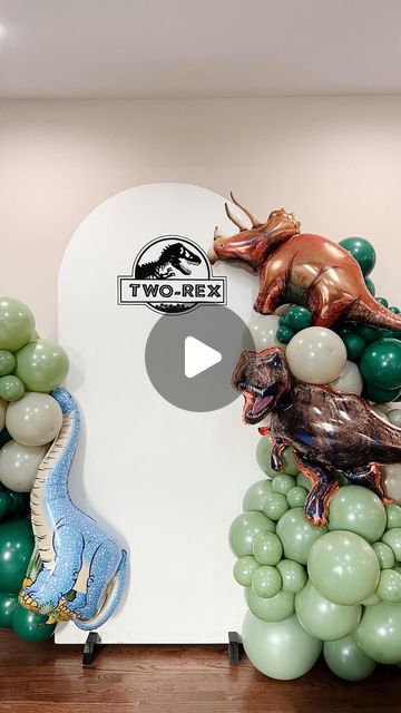 Handmade Host - East Coast Bespoke Events & Gifts on Instagram: "We celebrated our little ‘Two-Rex’ in true Jurassic World style— an epic party filled with roaring fun and dino-mite adventures! 🦕🌋" Jurassic World Party, Epic Party, World Party, Jurassic World, East Coast, Bespoke, Balloons, Celebrities, Gifts