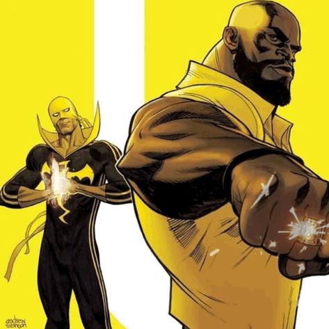 2 of a kind . Luke cage and iron fist Luke Cage Marvel, Andrew Robinson, Heroes For Hire, Marvel Knights, Comics Anime, Power Man, Black Comics, Luke Cage, Arte Dc Comics