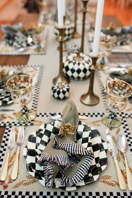 Camp MacKenzie-Childs & My Thanksgiving Decor | Mumu and Macaroons Mackenzie Childs Diy, Mackenzie Childs Inspired, Knock On The Door, Mackenzie Childs, Thanksgiving Decor, Table Tops, Macaroons, Table Setting, Tablescapes