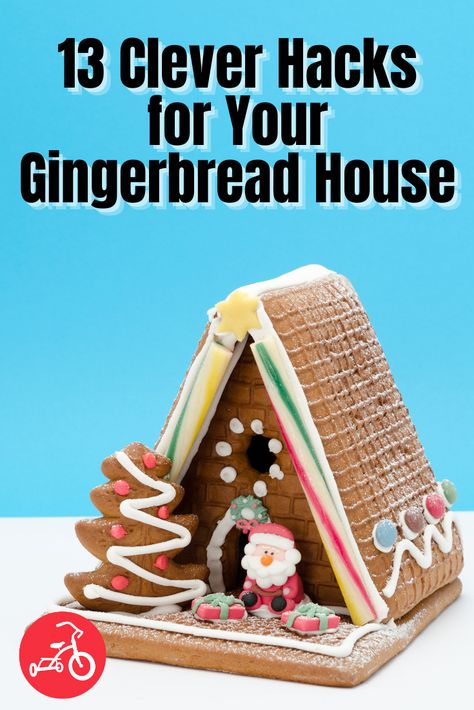 Oreo Gingerbread House, Creative Gingerbread House, Diy Gingerbread Cookies, Lego Gingerbread House, Gingerbread House Kit, Gingerbread House Ideas, Ginger Bread House Diy, Leftover Candy, Leftover Halloween Candy