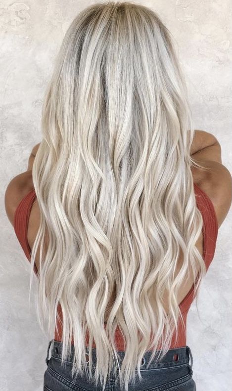 Blonde Hair Bright, V Cut Hairstyle, Hair Goals Color, Blonde Hair Goals, Ice Blonde Hair, Perfect Blonde Hair, Bright Blonde Hair, Summer Blonde Hair, Ash Blonde Hair Colour