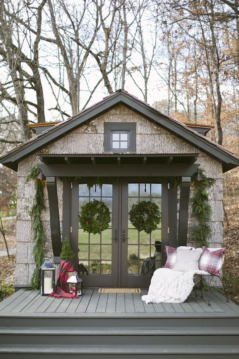 Winter House Exterior, Small Barn House, Prefab Home, Clayton Homes, Exterior Decoration, Tiny House Floor Plans, Modern Tiny House, Home Exterior, Stone Cottage