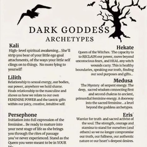 Goddess Archetypes, Lilith Goddess, Goddess Magick, Hecate Goddess, Black Moon Lilith, Arte Occulta, Dark Goddess, Healing Relationships, Witch Spirituality