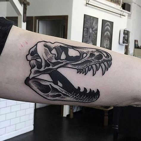 Taking Appointments, Dinosaur Skull, Dinosaur Tattoos, Laurel Wreath, Skin Art, Blackwork Tattoo, Piercing Tattoo, Tattoo You, Pretty Tattoos