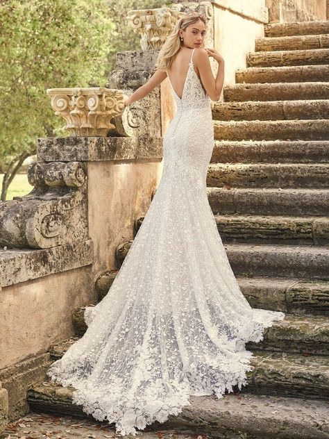 Gretna Sparkly Lace Bridal Dress | Maggie Sottero Boho Lace Wedding Dress, Lace Bridal Dress, Princess Bridal Gown, Sparkly Wedding Dress, Maggie Sottero Wedding Dresses, Bridal Dresses Lace, Boho Wedding Dress Lace, Country Wedding Dresses, Maggie Sottero