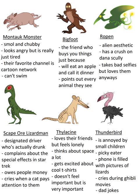 I’m thylacine Cryptidcore Aesthetic Pfp, Montauk Monster, Cryptidcore Aesthetic, Tag Urself, Lizard Man, Thunder Bird, Myths & Monsters, Tag Yourself, Alien Aesthetic