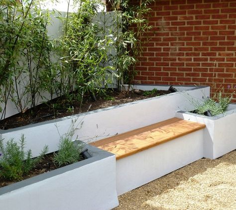 Small Patio Design, Patio Seating Area, Garden Seating Area, Building Raised Garden Beds, Concrete Patios, Rustic Patio, Small Patio Garden, Contemporary Garden, Small Backyard Patio