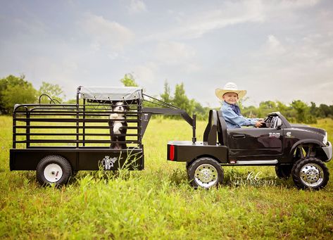 Flatbed Truck & 4' Half-Top Set | Cowboy Trailer Sales | Providing the quality you expect and the service you deserve Power Wheels Truck, Outdoor Baby Toys, Baby Trucks, Kids Power Wheels, Western Baby Clothes, Country Baby Boy, Flatbed Truck, Western Babies, Power Wheels