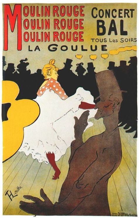 Henri de Toulouse-Lautrec: The French painter's 10 most famous works and facts about his life - World News - Mirror Online Toulouse Lautrec Poster, Moulin Rouge Paris, Packaging Prints, Jules Cheret, Leonetto Cappiello, Henri De Toulouse Lautrec, Retro Kunst, Art Nouveau Poster, Toulouse Lautrec