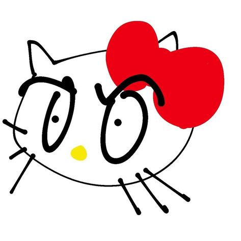 Cursed Hello Kitty Pfp, Weird Hello Kitty, Hello Kitty Pfp Funny, Cursed Sanrio Pfp, Cursed Hello Kitty, Weird Hello Kitty Pfp, Buff Hello Kitty, Hello Kitty Eyebrow Raise, Funny Hello Kitty