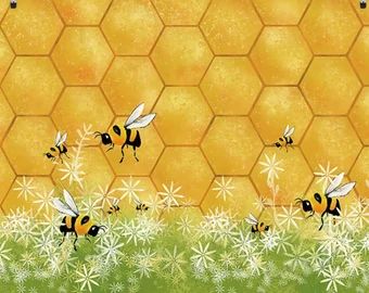 Honeycomb candy | Etsy Backdrops For Photography, Custom Backdrops, Shower Backdrop, Bee Honeycomb, Yellow Bee, Bee's Knees, Bee Baby, Paper Backdrop, Bee Baby Shower