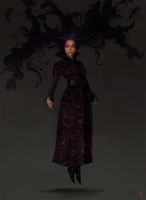 Dark Witch Character Design, Evil Witch Art, Dnd Witch Character, Evil Witch Aesthetic, Warlock Outfit, Dnd Witch, Witch Pose, Villain Ideas, Urban Witch