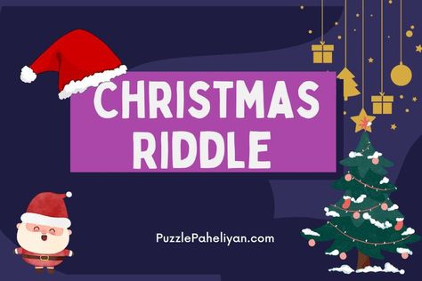 Christmas riddles Christmas Riddles For Adults, Christmas Riddles With Answers, Christmas Riddles For Kids, Riddles For Adults, Christmas Riddles, Riddles For Kids, Christmas Jokes, Christmas Preparation, Jokes And Riddles