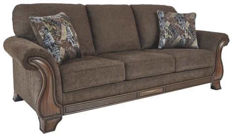 Manderson 93'' Rolled Arm Sofa Bed Teak Living Room, Queen Sofa Sleeper, Sofa And Loveseat Set, Teak Sofa, Traditional Sofa, Chair And Ottoman Set, Cama Queen, Living Room Set, Loveseat Sofa