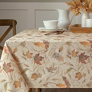 Thanksgiving Table Cloth, Fall Tablecloth, Thanksgiving Tablecloth, Dinner Decoration, Thanksgiving Celebration, Bed Table, Tablecloth Fabric, Cotton Tablecloths, Leaf Table