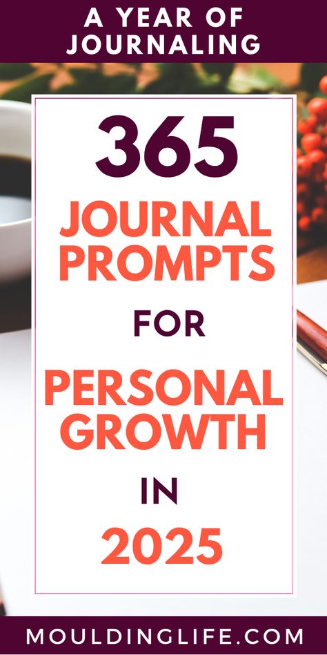 Unlock your potential with 365 journal prompts designed for personal growth and transformation. Start your journey to self-discovery and positive change today! Daily Journal Prompts 365 Questions | What to Journal About Daily | 365 Journal Prompts | Daily Journal Prompts | Journal Writing Prompts | 365 Days Journal Challenge Ideas | Self Improvement Tips | Get my life together | How to Better Yourself | Diary Prompts 365 Questions 365 Days To Change Your Life, Journal Challenge Ideas, Daily Journal Prompts 365 Questions, 365 Journal Prompts, What To Journal, Diary Prompts, Journal Prompts Daily, Journal Prompts For Personal Growth, 365 Questions