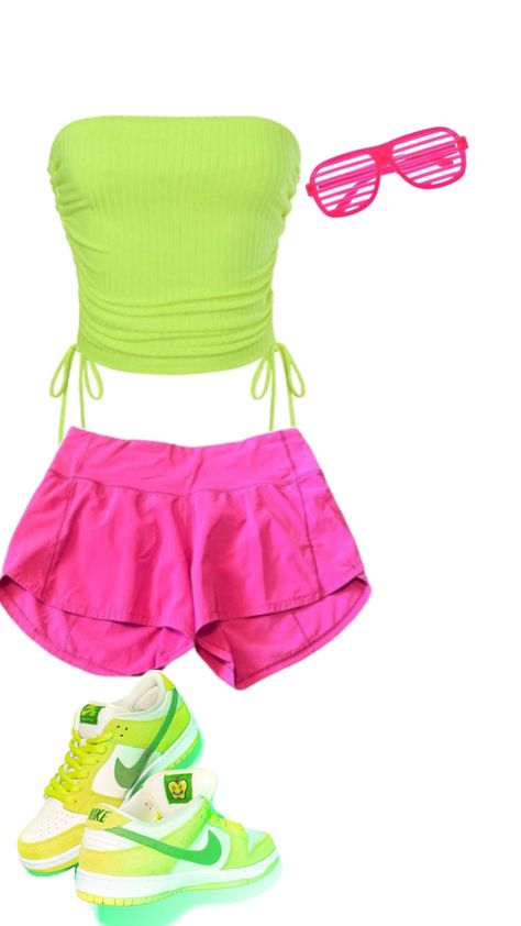 Football Game outfit/Neon outfit/school outfit Outfit School, Game Outfit, Football Game Outfit, Football Game, Fit Inspo, School Outfit, Neon, Football, American Football