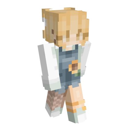 Cute Minecraft Skins, Flower Minecraft, Garden Minecraft, Minecraft Cottagecore, Mc Skin, Cottagecore Ideas, Cottage Minecraft, Mc Skins, Skins Minecraft