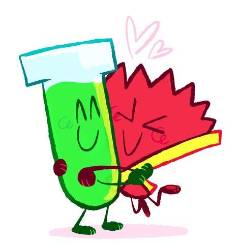 Fan And Test Tube Ii Matching Pfp, Test Tube Ii Fanart, Bow Inanimate Insanity Icon, Inanimate Insanity Fanart, Knife Inanimate Insanity, Cursed Objects, List Of Characters, I Dont Have Friends, Test Tube